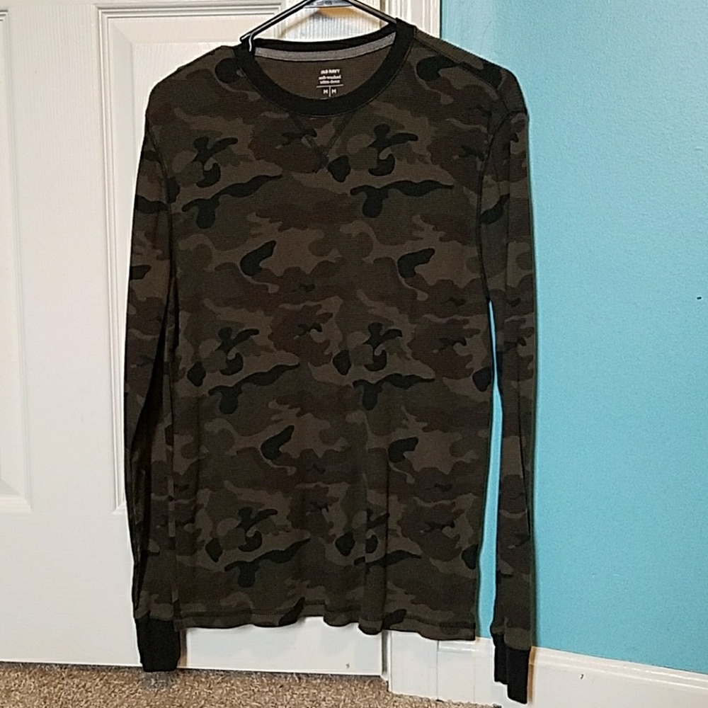 Camo men's sweater